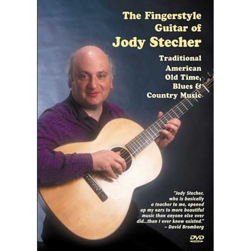 DVD-The Fingerstyle Guitar of Jody Stecher: Traditional American Old Time, Blues & Country Music