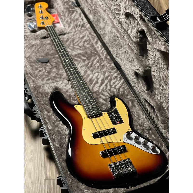 Fender American Ultra II Jazz Bass with Ebony FB in Ultraburst US24006709