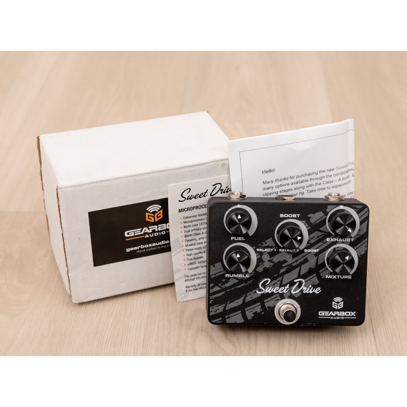 Gearbox Audio Sweet Drive Multi-Stage Overdrive Guitar Effects Pedal w/ Box